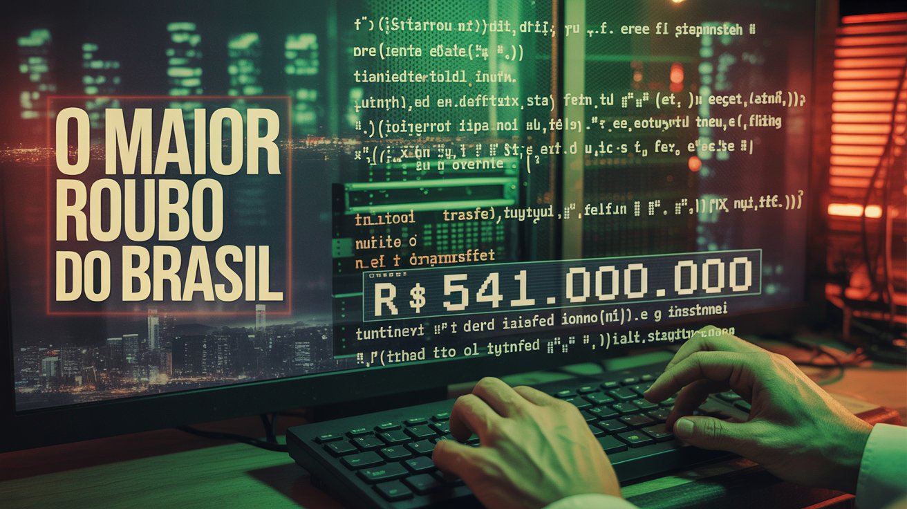 Maior ataque hacker do Brasil desvia R$ 541 milhões via Pix. Polícia identifica insider e bloqueia fortunas em operação histórica.