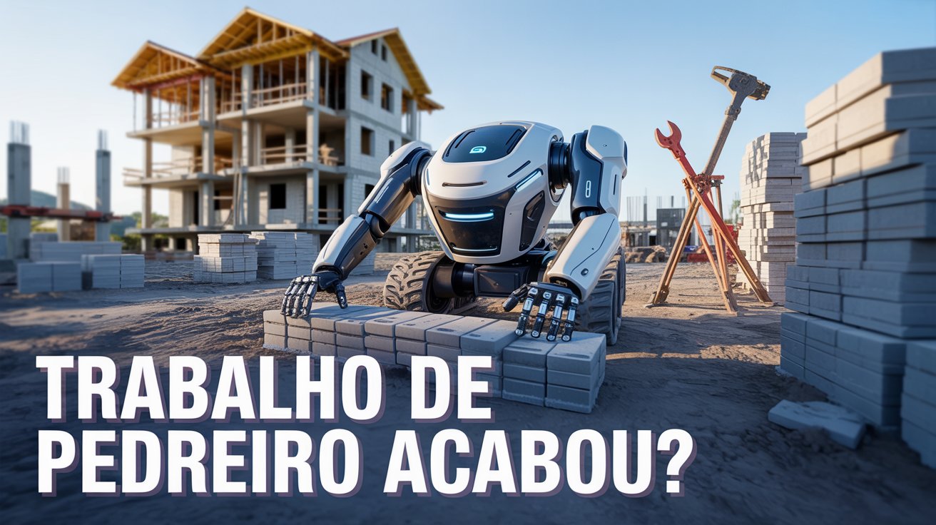 Conheça o robô Walter, que ergue casas em 24h no Reino Unido, acelera obras e desafia empregos tradicionais na construção civil.