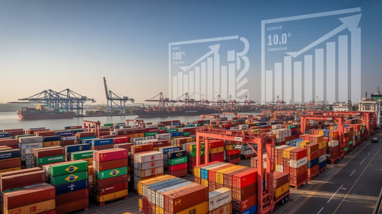 China bate recorde e domina importações do Brasil em 2025, mudando a balança comercial e setores estratégicos. 