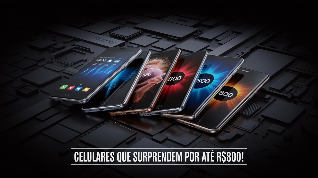 Confira 4 celulares incríveis até 800 reais em 2025 com ótimo desempenho, bateria duradoura e segurança. Veja como escolher o modelo ideal.