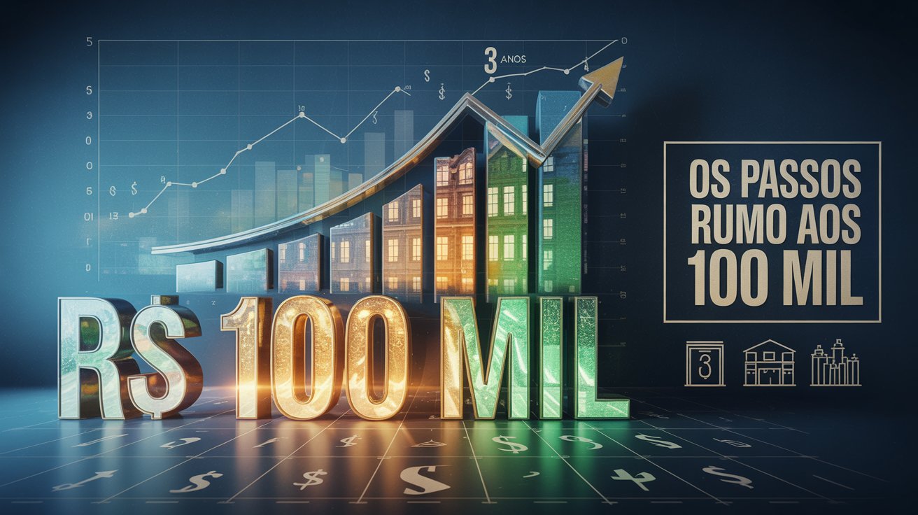 Descubra quanto investir por mês em Tesouro Selic e CDBs para juntar R$ 100 mil em 3 anos e dar entrada no imóvel dos sonhos.