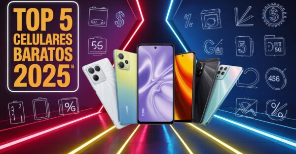 Descubra os 5 celulares com melhor custo-benefício em 2025 até R$ 2 mil, com boas câmeras, bateria e desempenho para o dia a dia.