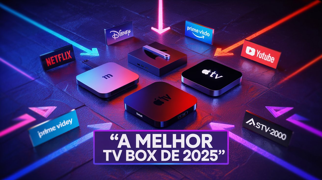 Compare modelos de TV box das marcas Xiaomi, Amazon, Roku, Aquário, Intelbras e Apple. Descubra qual a melhor opção para transformar sua TV.