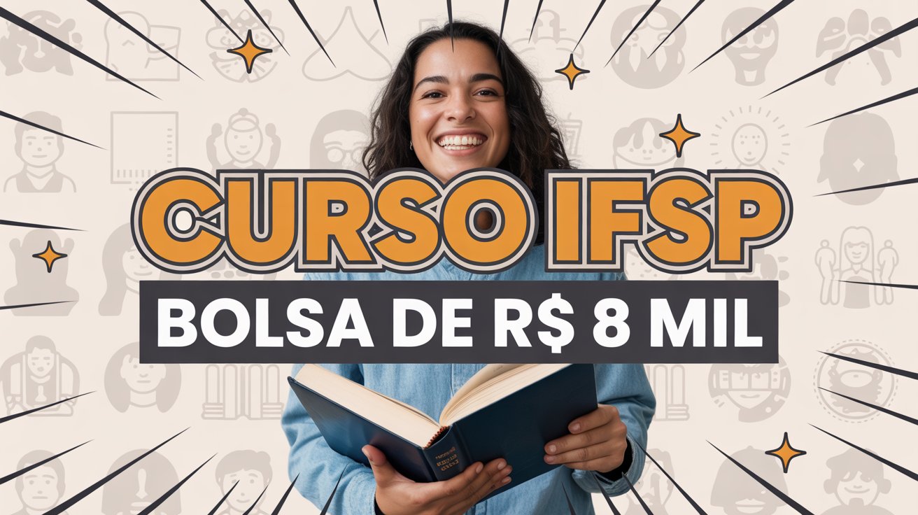 Curso gratuito de agente popular de cultura no IFSP oferece bolsa de R$ 8.350 em 10 cidades de SP. Inscrições abertas até 4 de agosto.