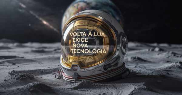 Volta à Lua exige nova tecnologia: capacete com ouro, proteção contra 120 °C e poeira lunar afiada como lâmina