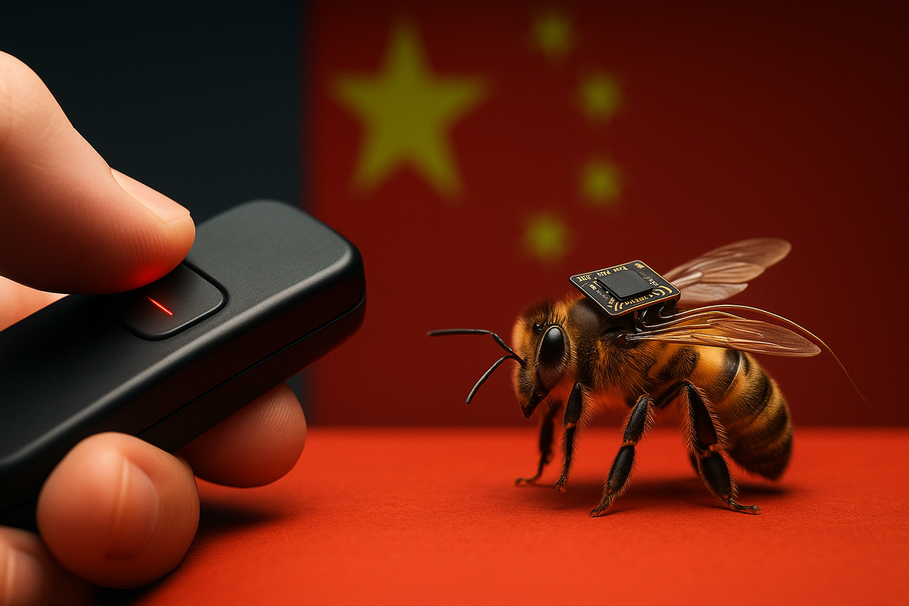 China, Abelhas, Abelhas ciborgues, tecnologia