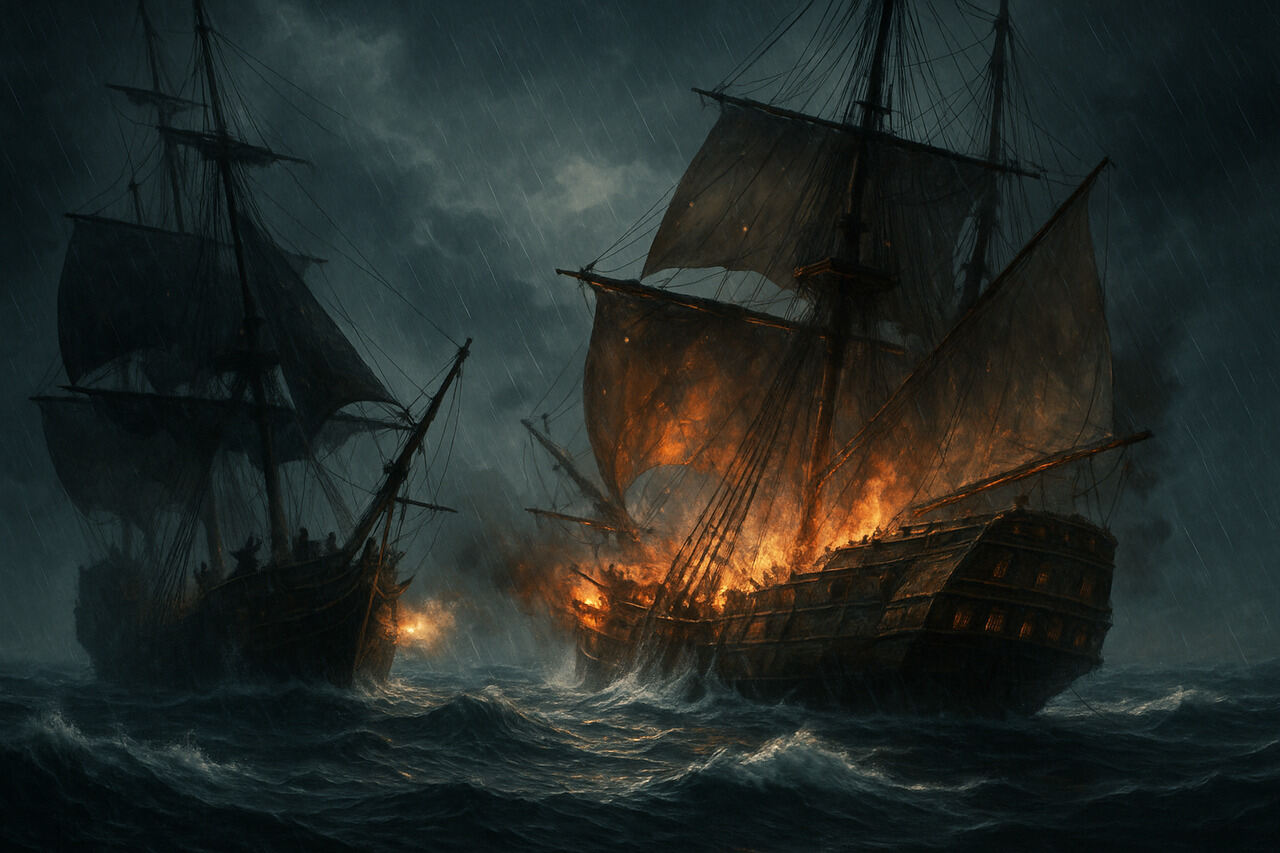 Navio, Naufrágio, Piratas