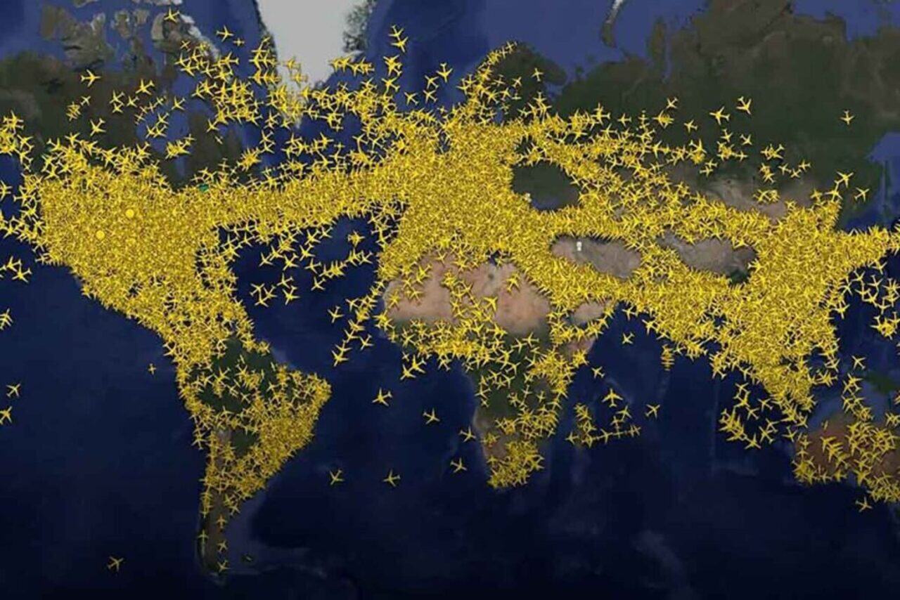 FlightRadar24, Plataforma, aviões