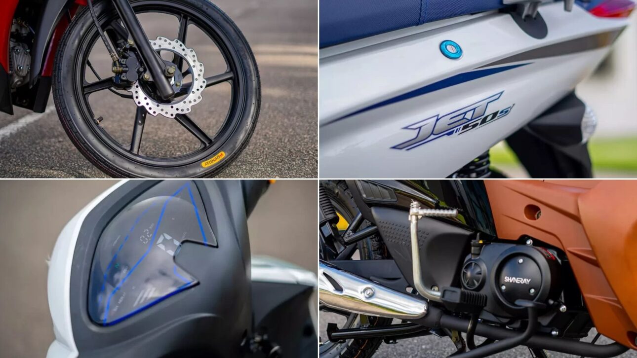 Descubre la Shineray Jet50s, la moto que no exige CNH, cuesta R$ 10 mil, hace 45 km/litro y ofrece movilidad con mantenimiento barato.