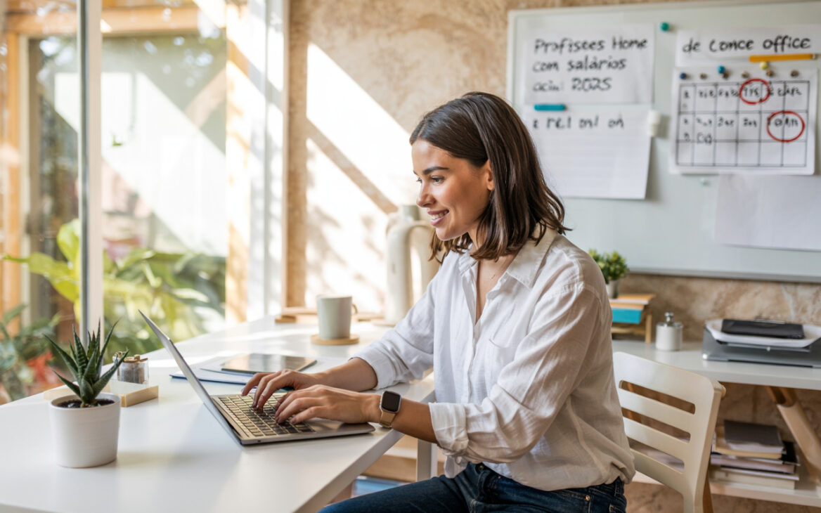 5 profesiones home office con salarios superiores a R$ 8 mil en 2025 — y que puedes comenzar sin salir de casa