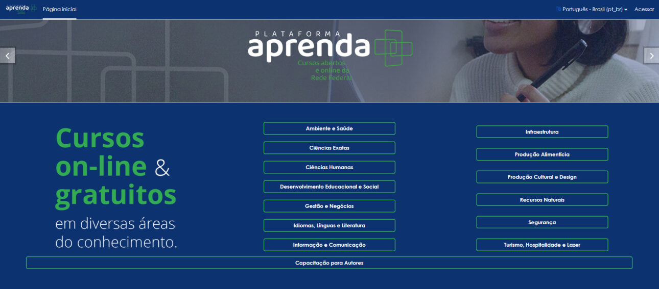 MEC abre inscripciones para cursos online gratuitos de idiomas con certificación y acceso liberado pela plataforma Aprenda Mais