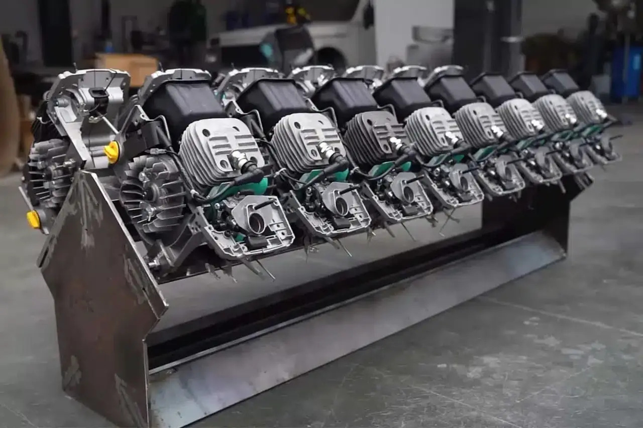 Motor V16, Motor, Russos, Motosserras