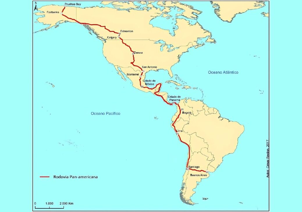 Mapa Ruta Panamericana