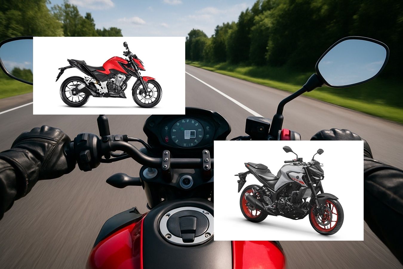 Honda CB Twister, Yamaha MT-03
