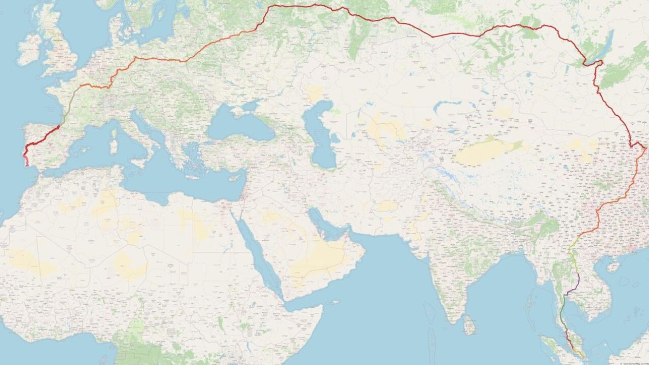 Ruta, Portugal a Singapur
