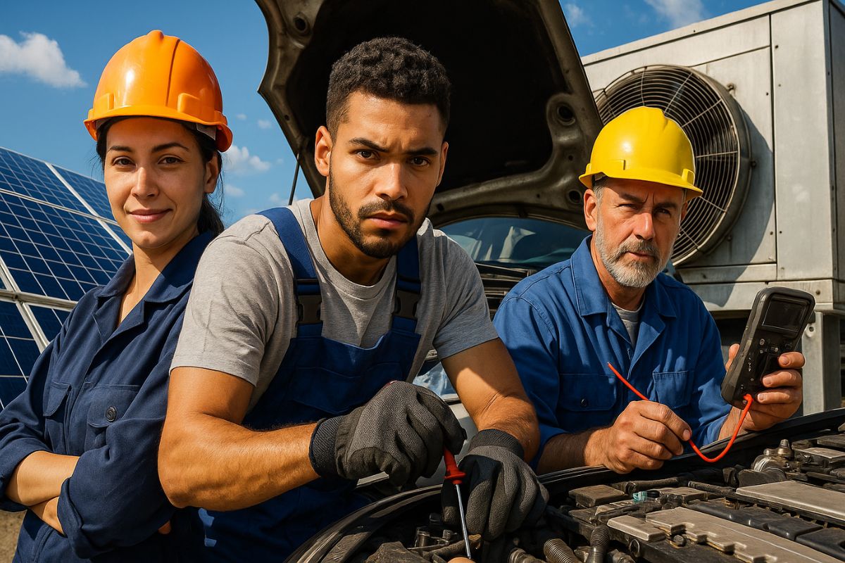 3 novas profissões técnicas que pagam até R$ 10 mil ganham força com expansão da indústria e crise de mão de obra qualificada