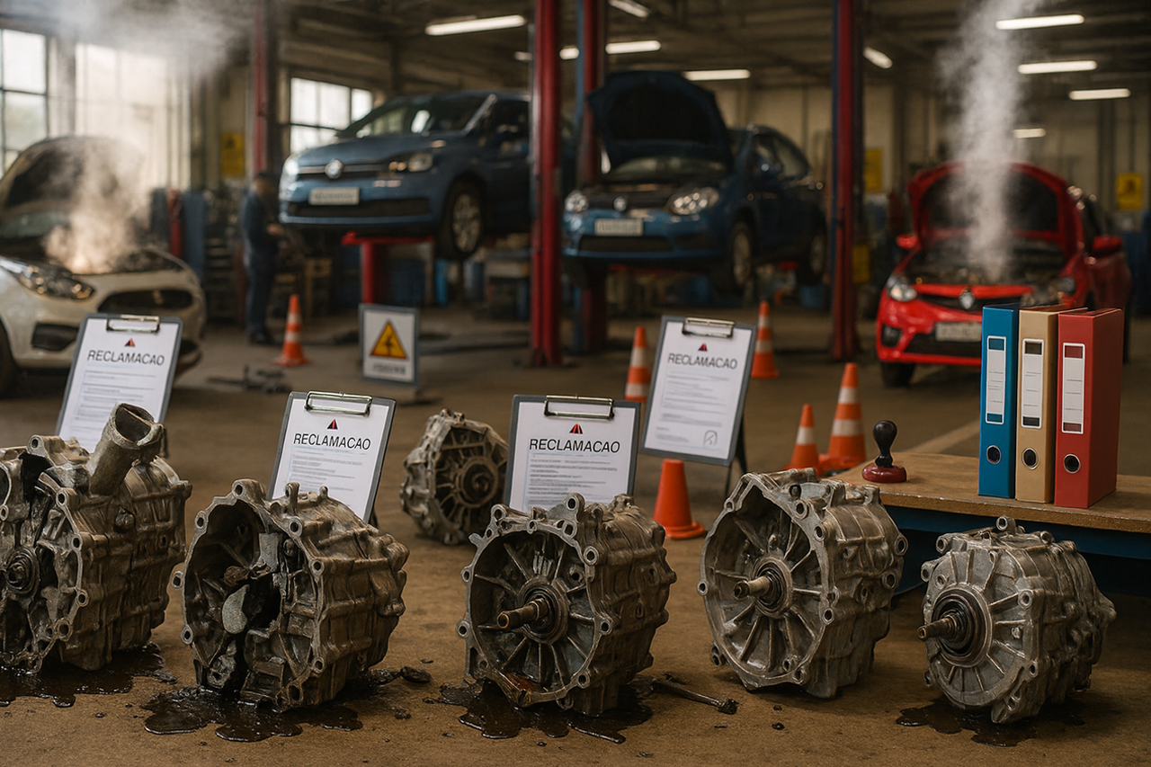 5 câmbios que mais recebem reclamações no Brasil, segundo oficinas, Procon, tribunais e consumidores