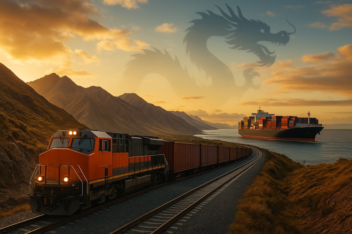 A ferrovia pode encurtar caminho para a Ásia, mas amplia a sombra da dependência chinesa.