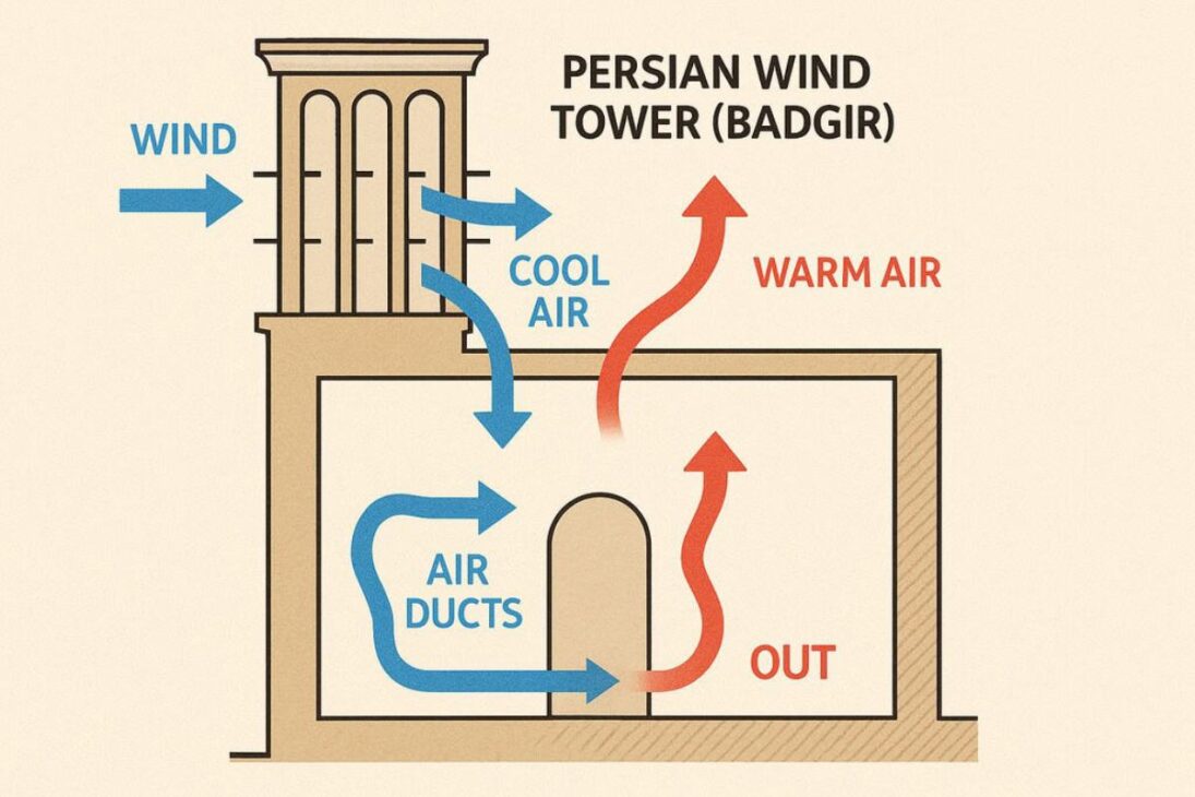 Aire acondicionado de 2.000 años reduce hasta 10 °C sin gastar energía