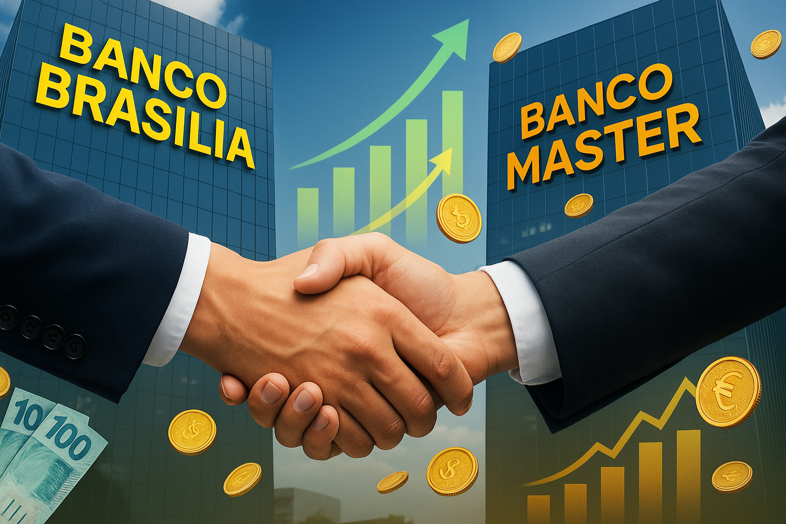 Negócio bilionário no setor bancário: Banco de Brasília compra Banco Master e mira 25 milhões de clientes e R$ 225 bilhões em ativos nos próximos cinco anos