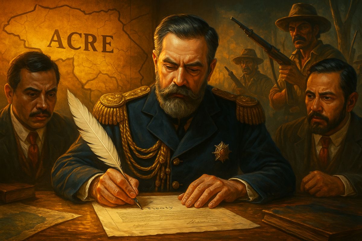 Brasil comprou o Acre após três proclamações de independência e conflito liderado por seringueiros armados