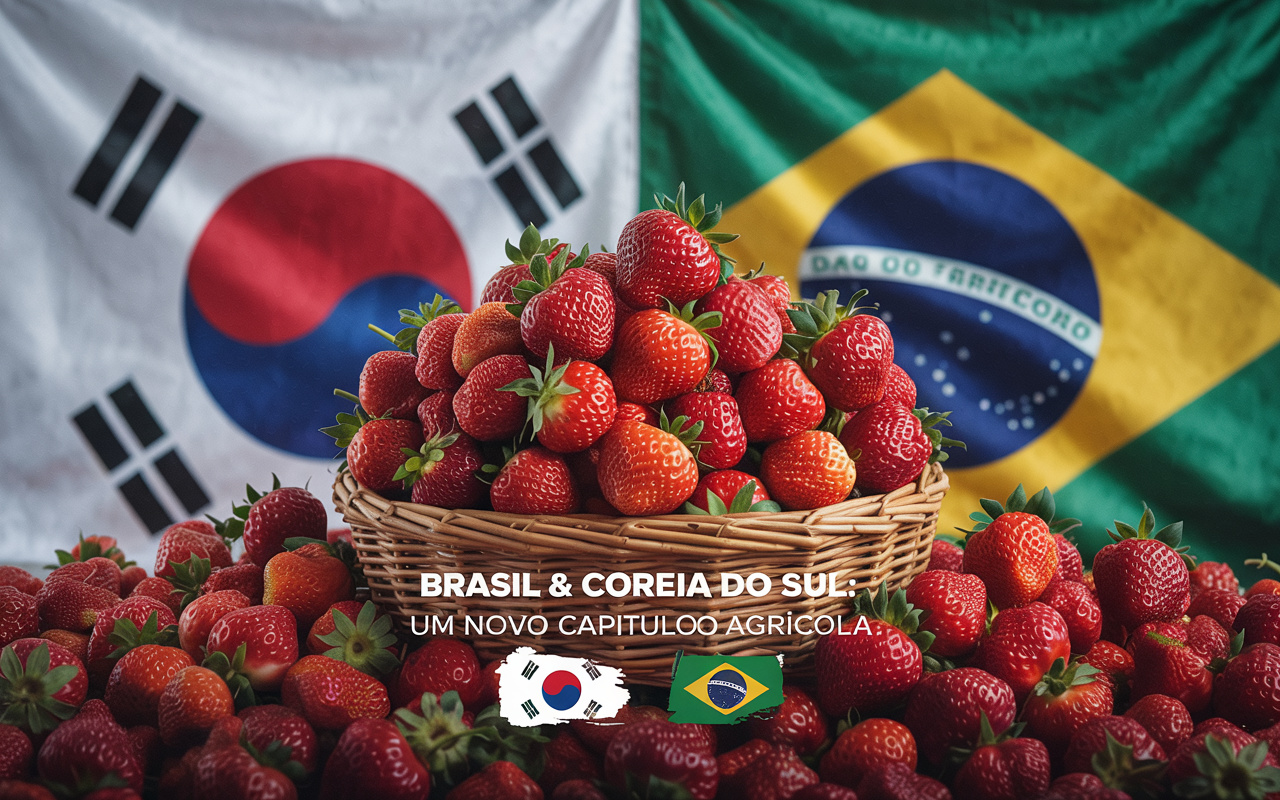 Brasil será o primeiro país da América Latina a importar morangos da Coreia do Sul em 2025: tarifas despencam de 45% para 9%, acordo bilionário abre novo capítulo no comércio agrícola internacional
