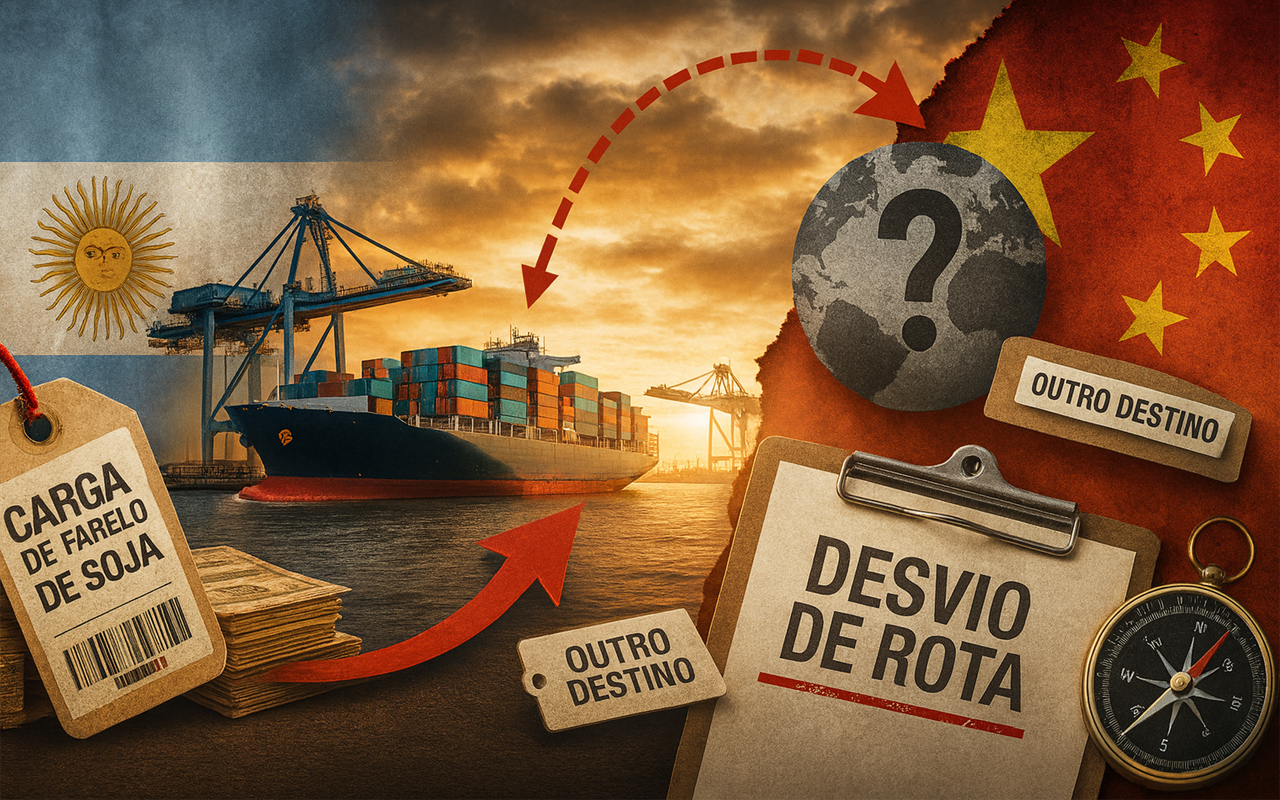 Bunge tira da China e envia para outro país 1ª carga de farelo de soja argentino, legando razões comerciais