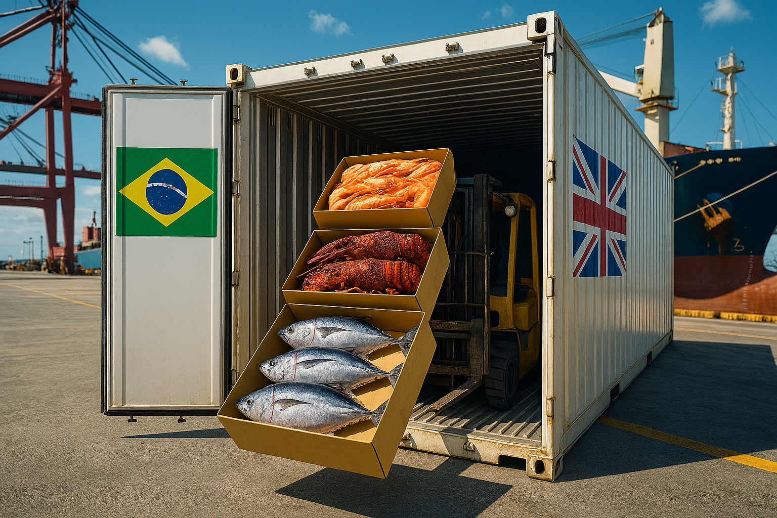 Após sete anos de embargo europeu, Ceará negocia em 2025 o retorno das exportações de camarão, lagosta e atum — acordo via Reino Unido pode reabrir um mercado bilionário para os frutos do mar brasileiros