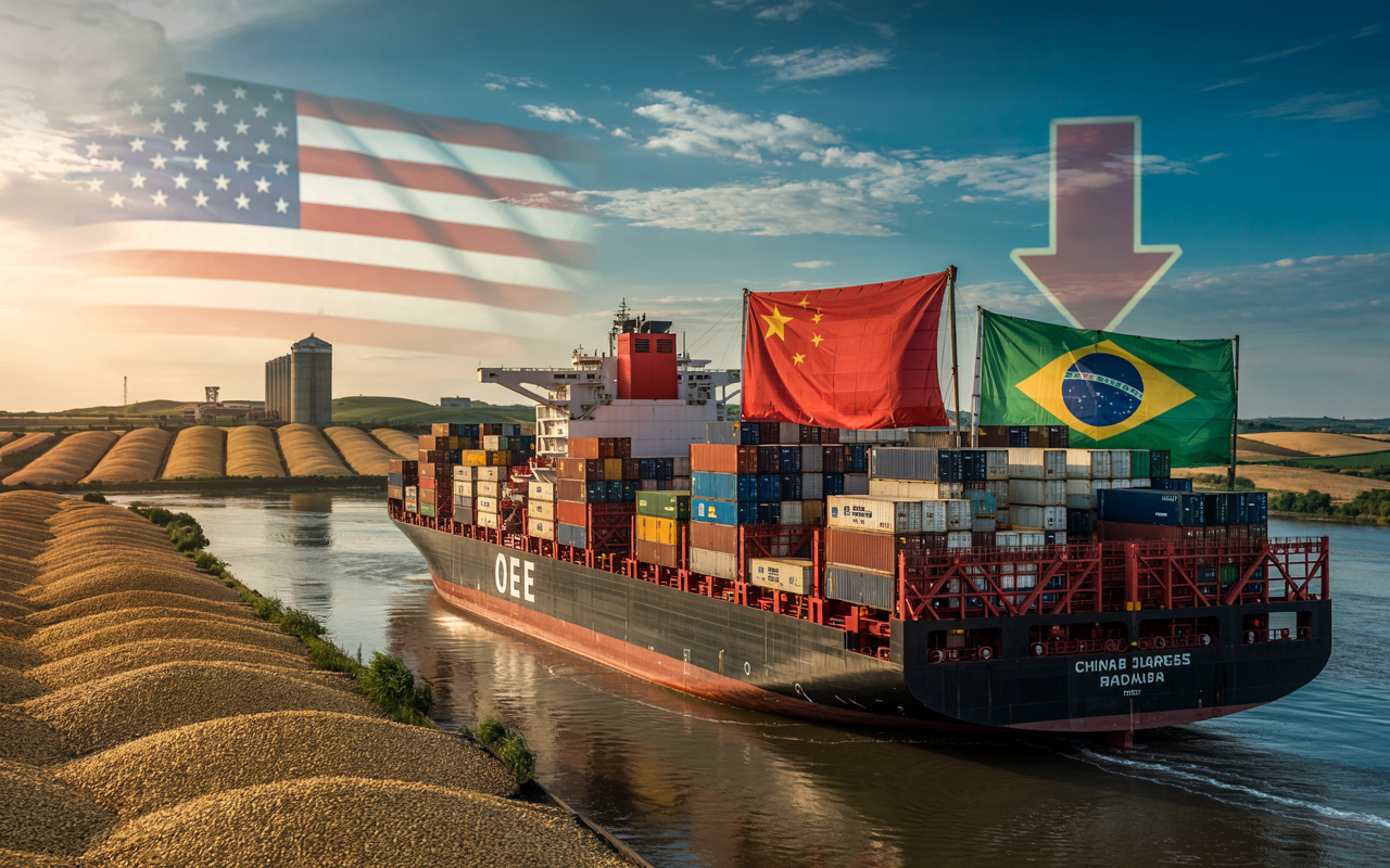 China surpreende e fecha compra de 8 milhões de toneladas de soja do Brasil em setembro — negócio bilionário "derruba" exportações dos EUA e reforça poder do agro nacional no mercado globaFl