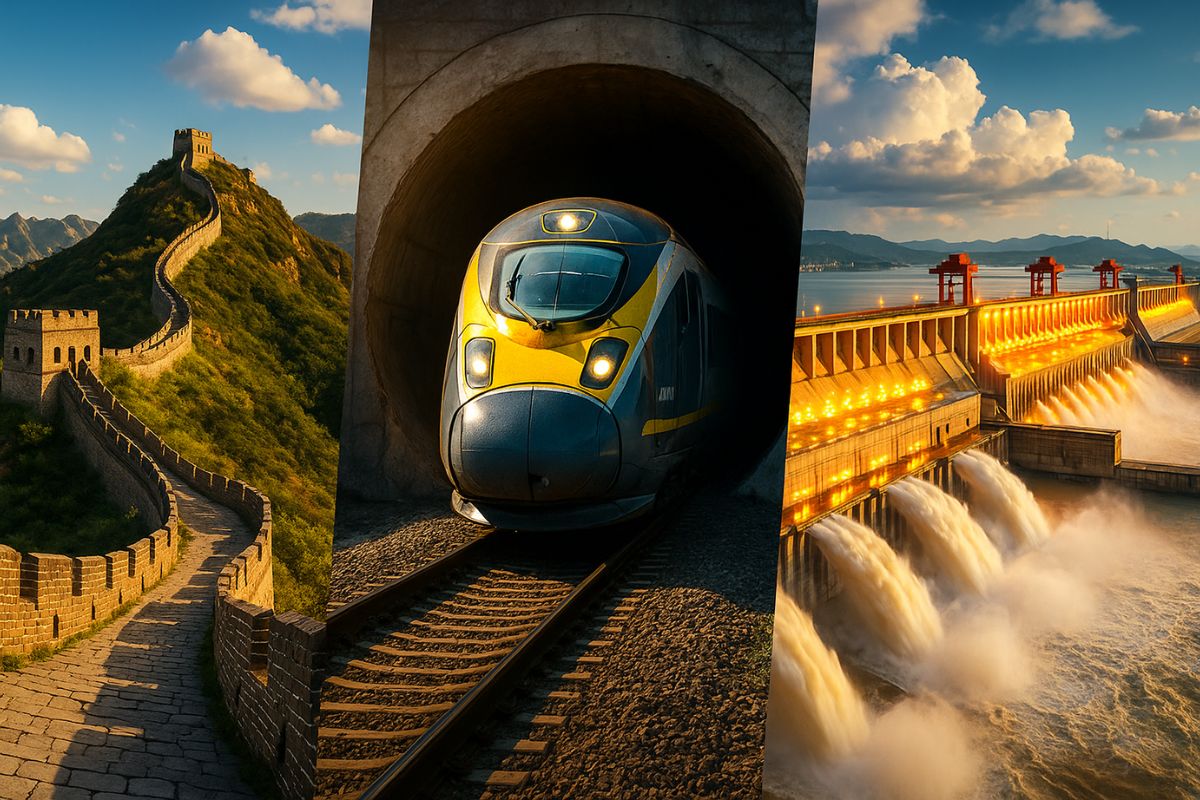 onstruções mais caras da história vão de muralha com milhões de mortos a barragem que deslocou populações, custando bilhões e alterando ecossistemas