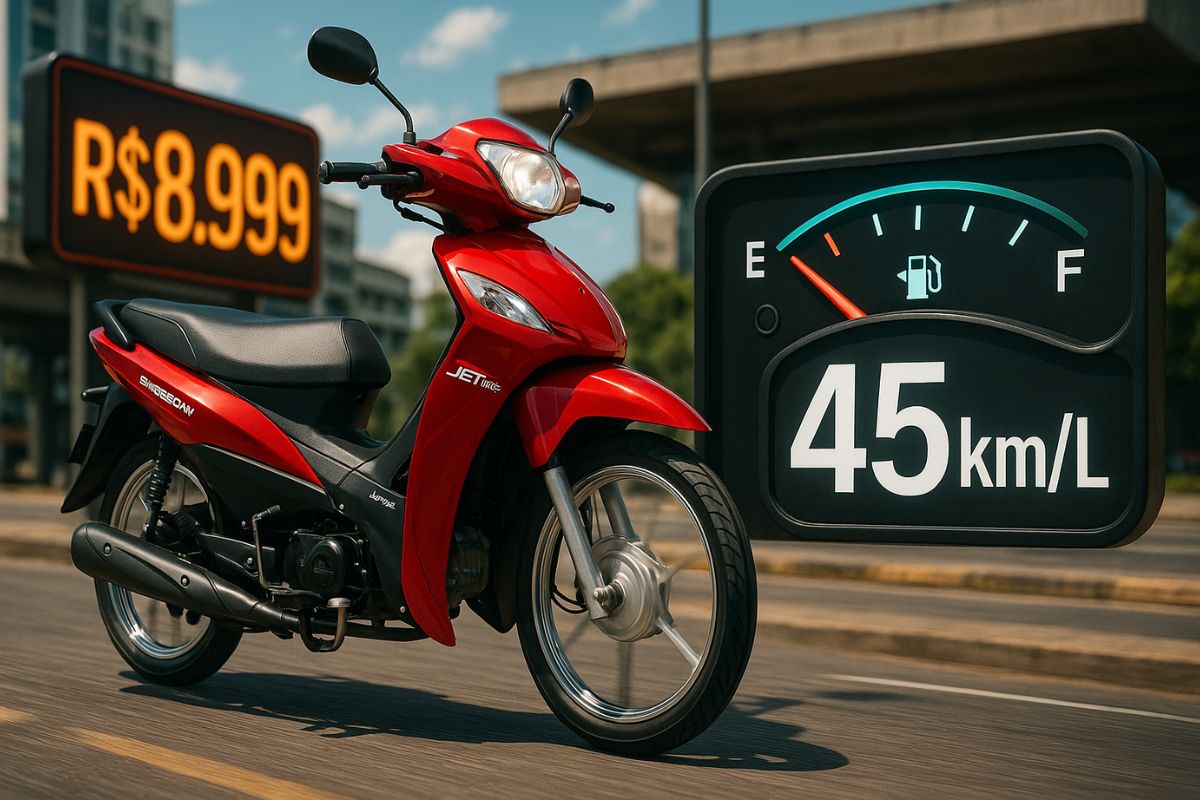 Vendas dispararam em 2025 com preço inicial de R$ 8.790, consolidando destaque da moto popular por menos de 9 mil reais Shineray Jet 50S