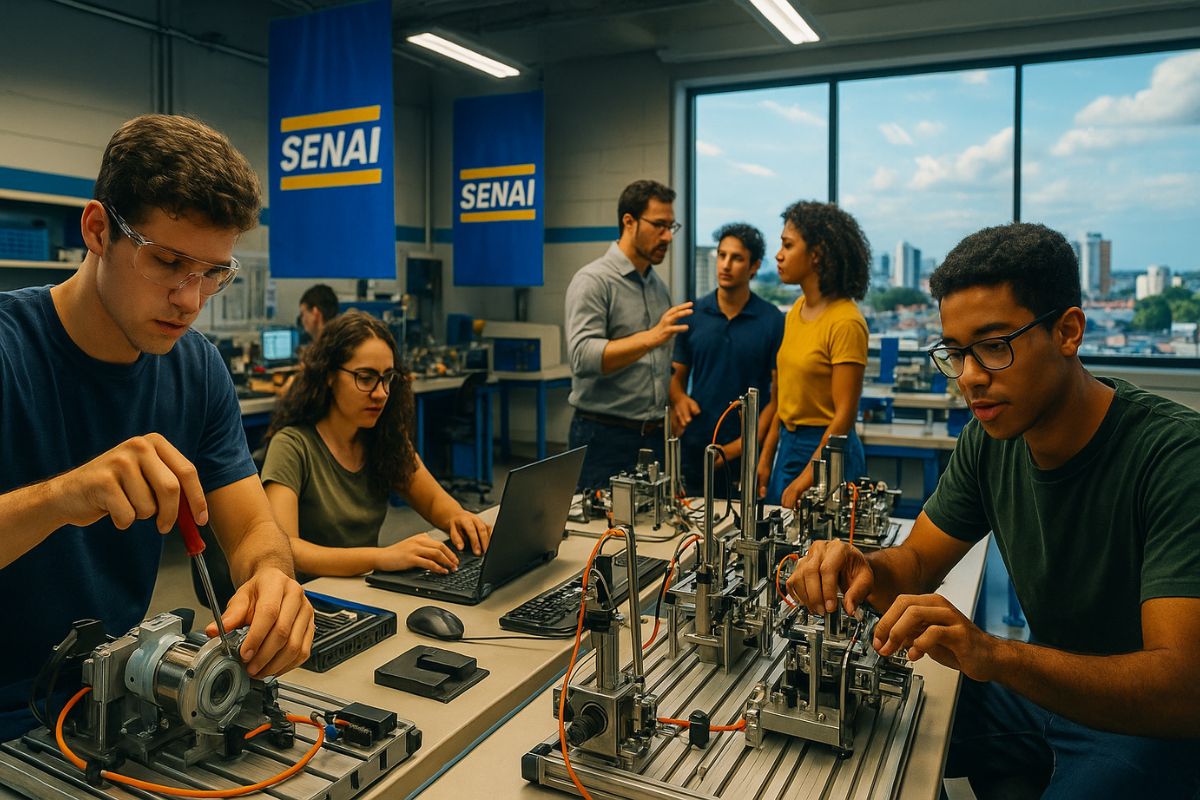 Cursos profissionalizantes gratuitos do SENAI