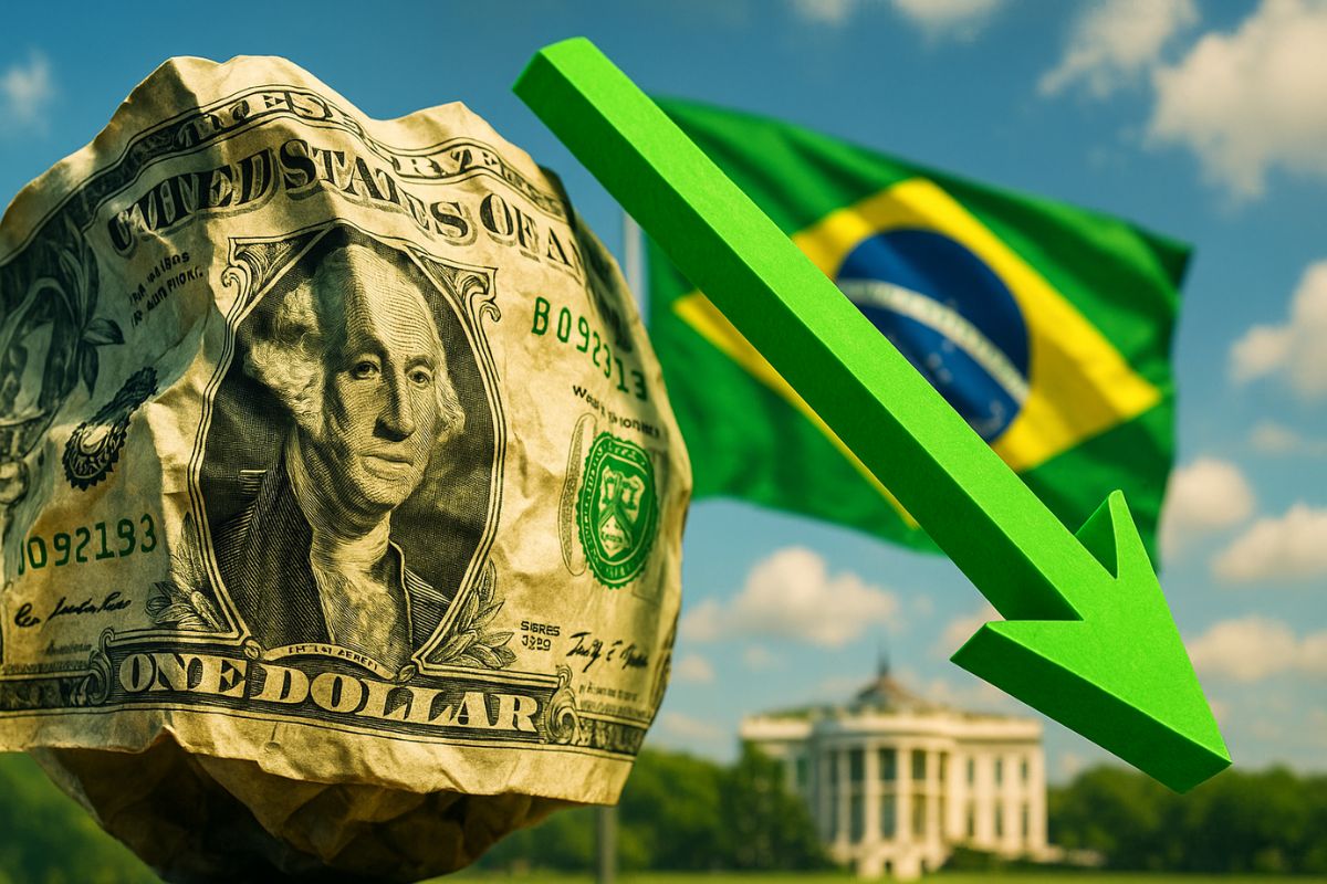 Queda do dólar favorece importadores e consumidores, reduz preços de combustíveis e alimentos, mas ameaça receitas externas e lucros de exportadores brasileiros