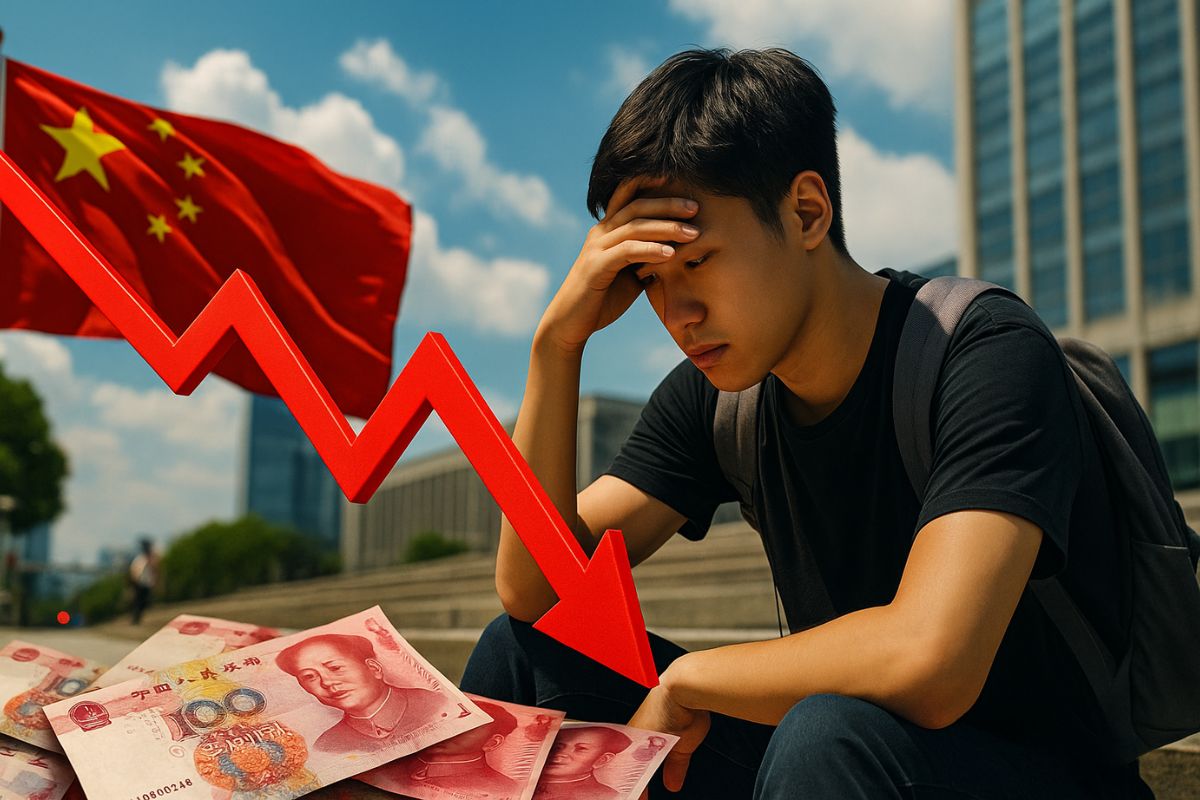 Economia chinesa afunda com 78 trilhões de yuans parados na poupança e consumo interno em queda livre