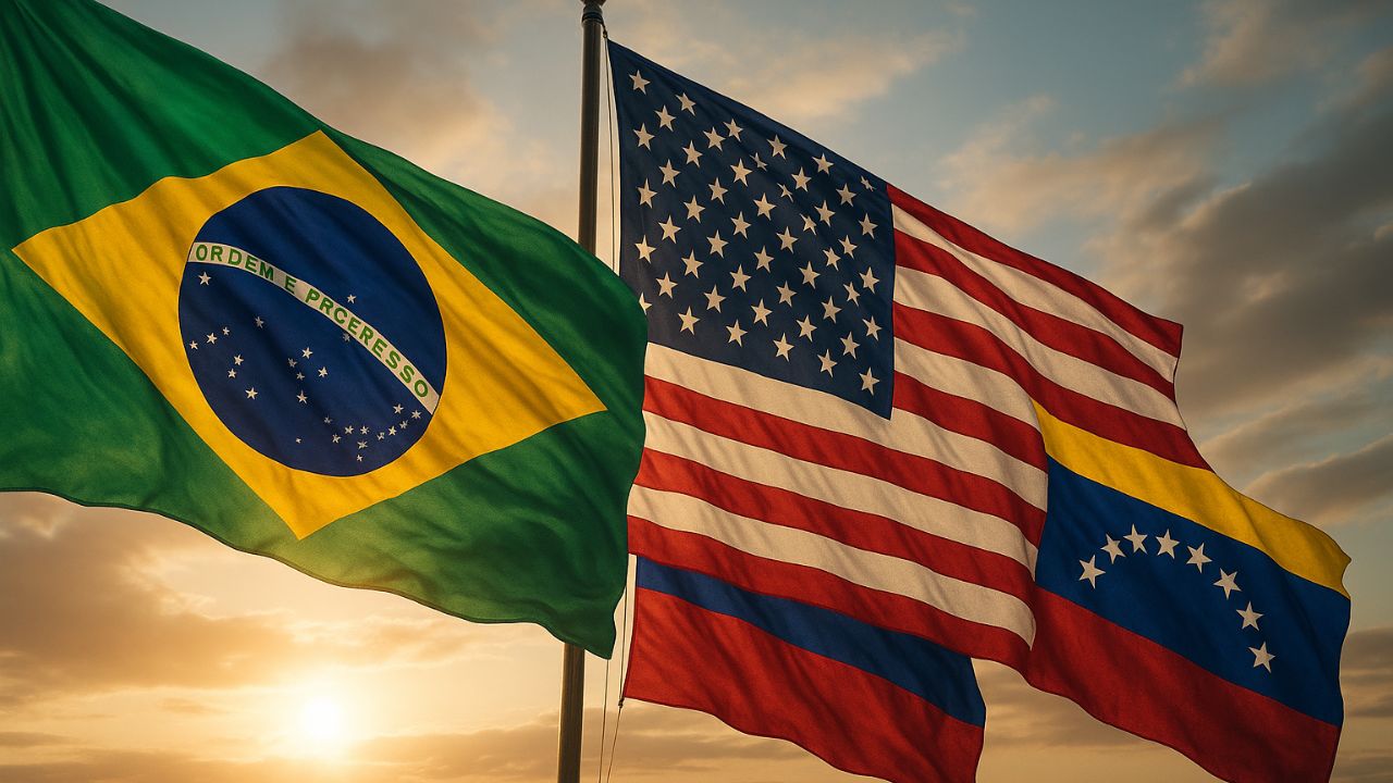 Entre EUA e Venezuela, o Brasil adota postura cautelosa e avalia impactos da pressão americana