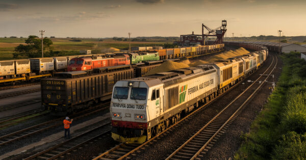 Esta cidade do interior de Goiás saiu do anonimato e agora lidera a exportação de grãos no Brasil graças à ferrovia que mudou tudo