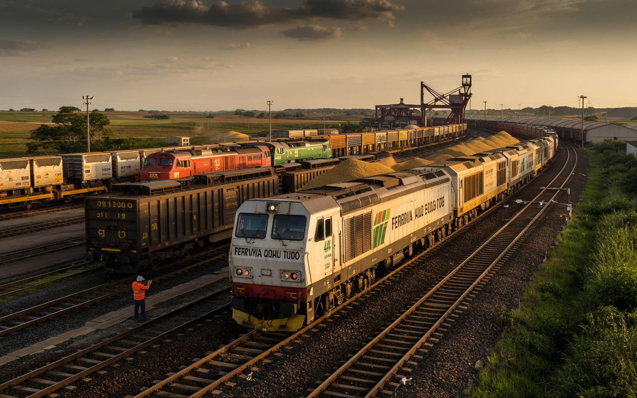 Esta cidade do interior de Goiás saiu do anonimato e agora lidera a exportação de grãos no Brasil graças à ferrovia que mudou tudo