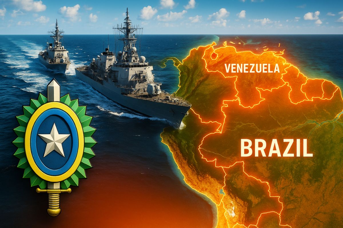 Governo e Exército monitoram o deslocamento de navios dos EUA para Venezuela e expõem tensão diplomática que preocupa Brasília e Defesa Nacional
