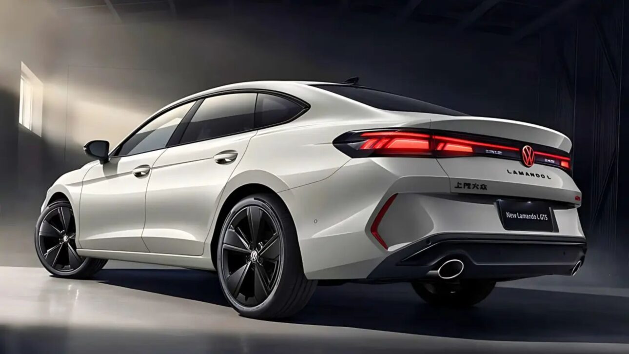 Trasera del Volkswagen Lamando L 2026 Destaca el Visual Deportivo y Líneas Dinámicas en el Lanzamiento Chino (Imagen: Divulgación)