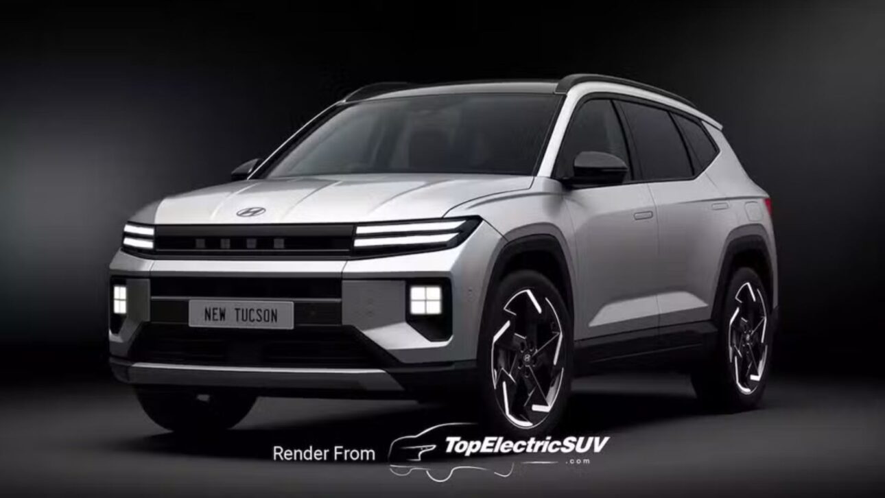 Nuevo Hyundai Tucson tendrá diseño con toque retro-futurista — Foto: Reprodução/TopElectricSUV