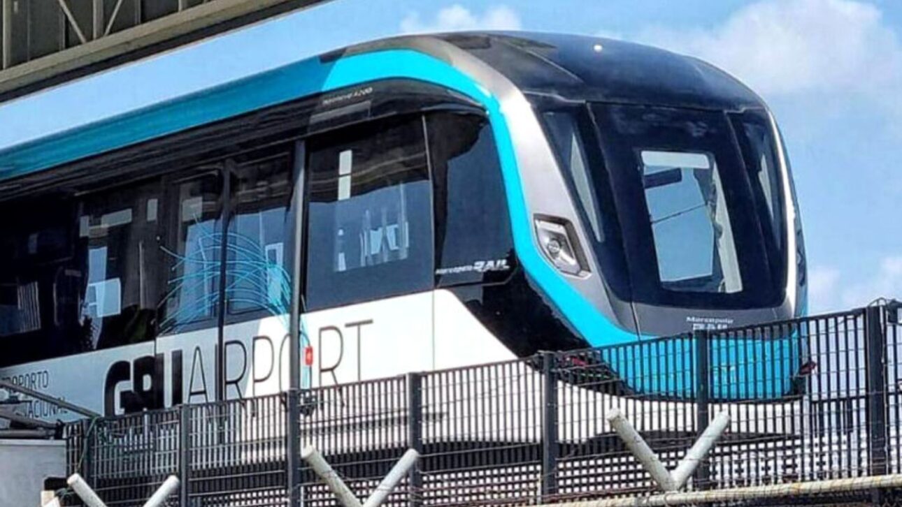 Tren automático movido a aire comprimido va a conectar CPTM a los terminales del Aeropuerto de Guarulhos en 6 minutos, sin contaminar.