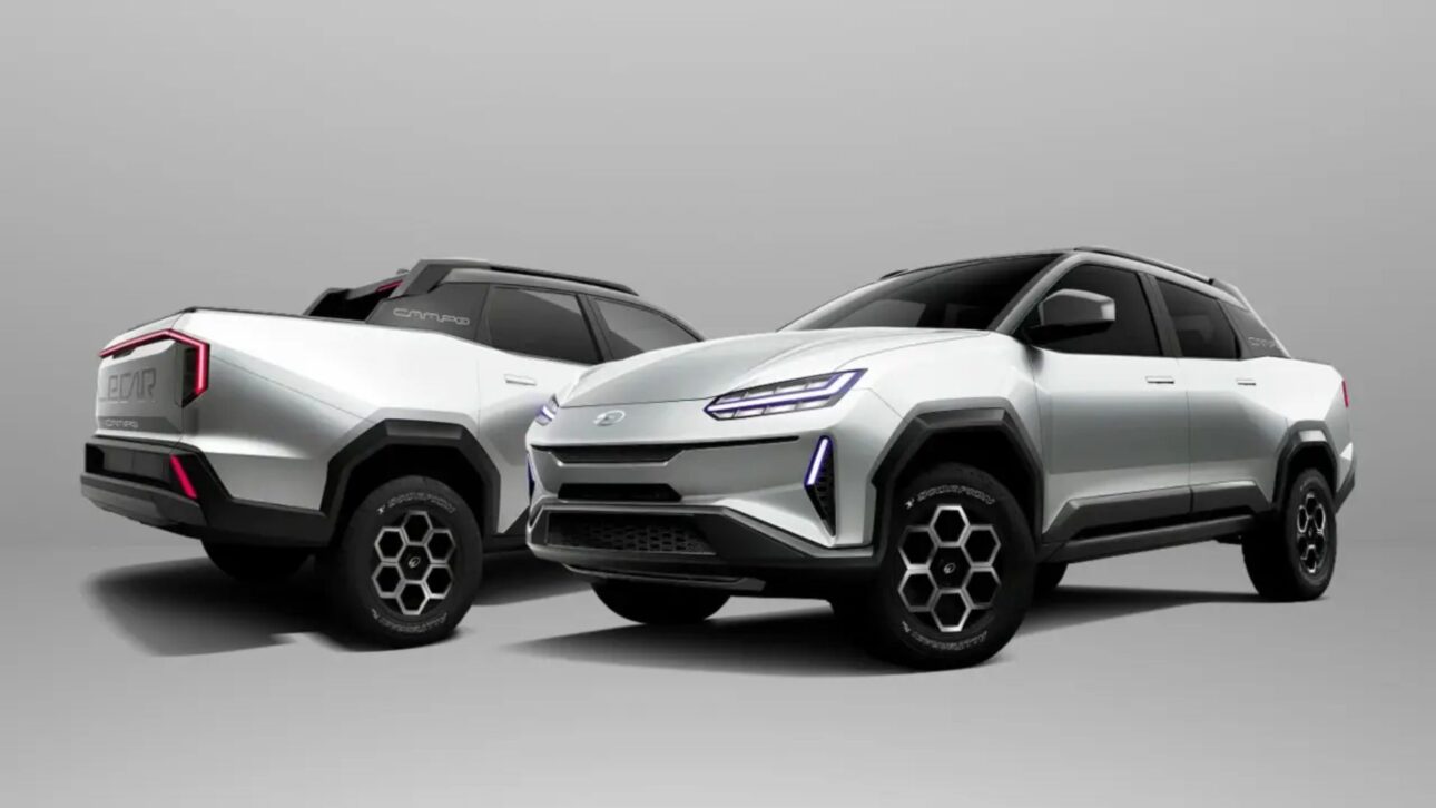 Lecar Campo es la nueva pickup híbrida flexible brasileña con tamaño de Strada, precio de Toro y autonomía prometida de 1.000 km.