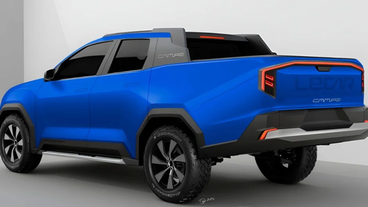 Lecar Campo es la nueva pickup híbrida flexible brasileña con tamaño de Strada, precio de Toro y autonomía prometida de 1.000 km.