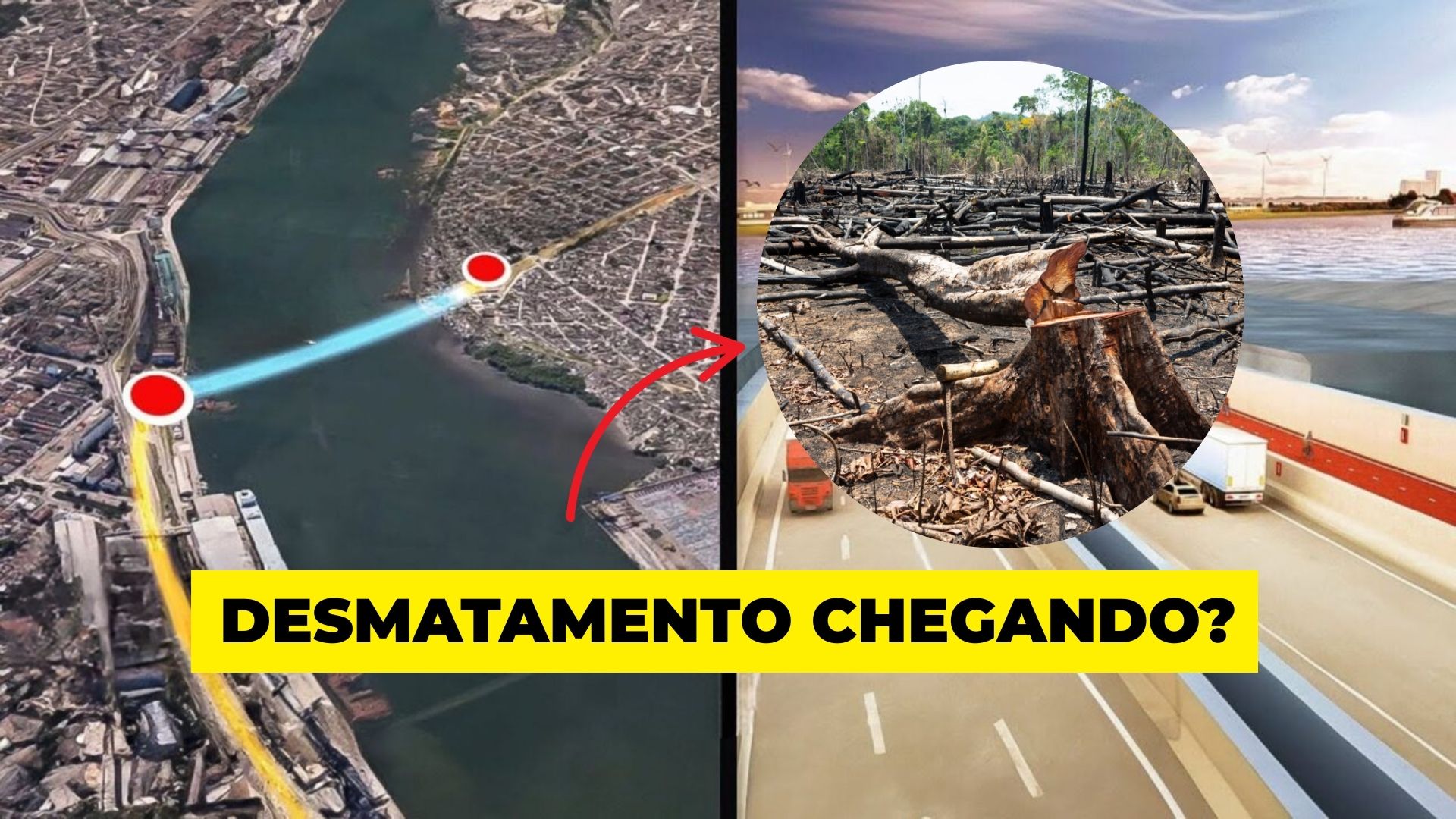 Primeiro túnel submerso do Brasil ligará Santos e Guarujá, mas traz polêmica por desmatamento e riscos ambientais.