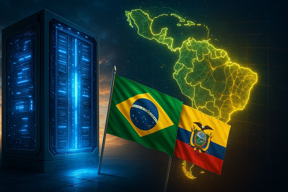 nteligência artificial latino-americana é desafio geopolítico: acordo Brasil–Equador tenta garantir soberania digital, mas mostra como região ainda corre atrás de líderes globais