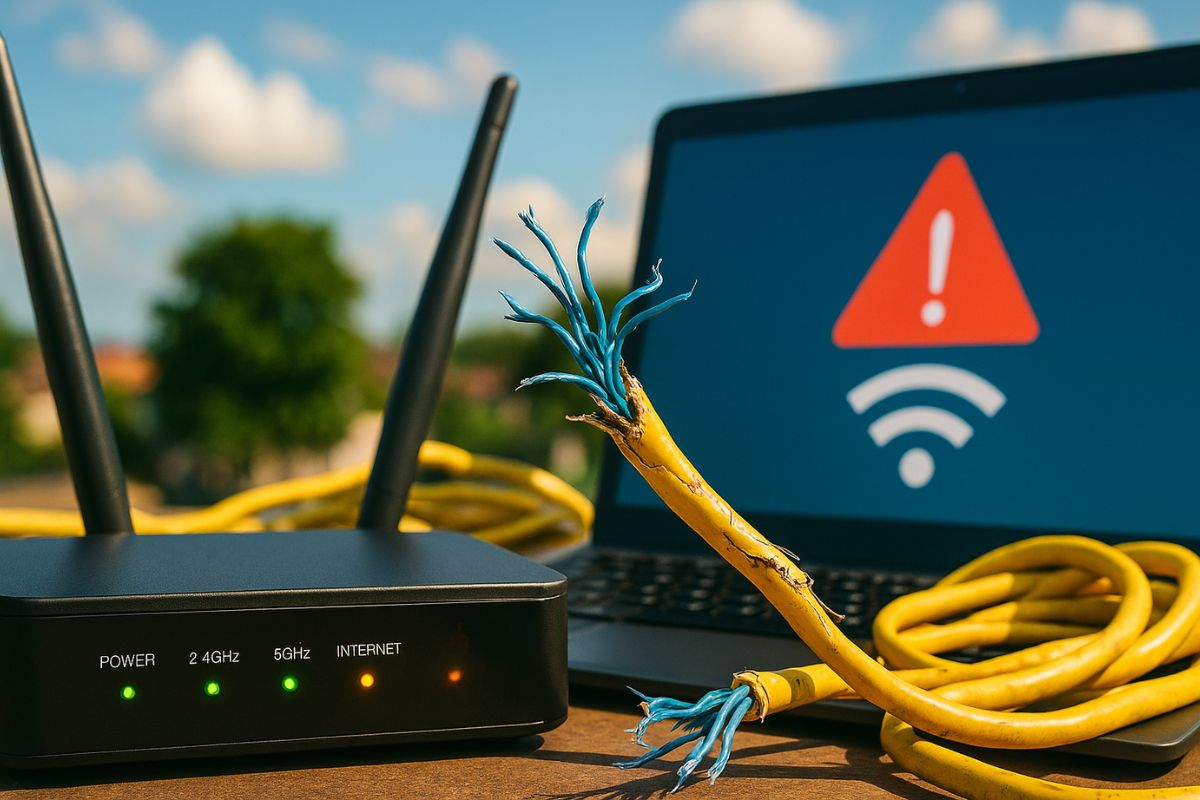 Antes de culpar a operadora, especialistas apontam que problemas domésticos respondem pela maioria das quedas de internet relatadas no Brasil