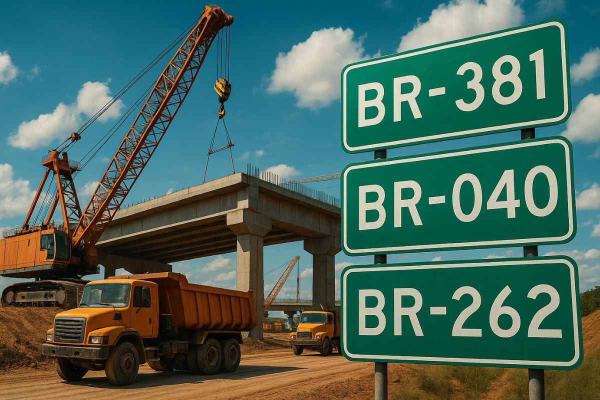 Investimentos em rodovias transformam Minas no epicentro logístico do país, com mais de 4.582 obras previstas até 2031
