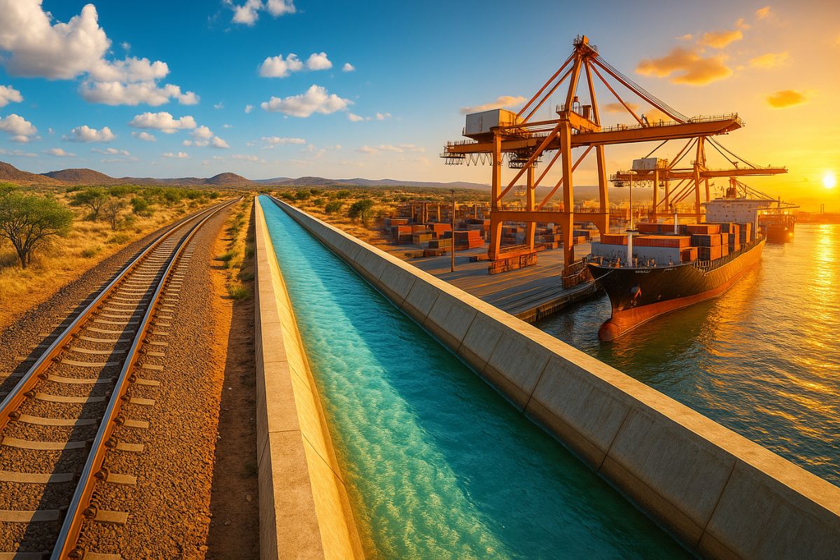 Mega obras de infraestrutura mostram contraste: ferrovia, porto e transposição criam desenvolvimento regional, enquanto comunidades próximas ainda sofrem com falta de serviços básicos