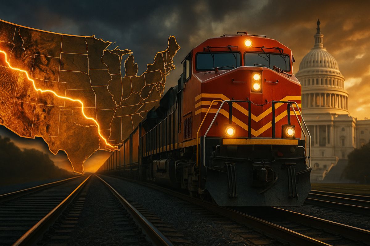 Fusão ferroviária nos EUA pode mudar tudo: logística, poder e o mapa econômico americano