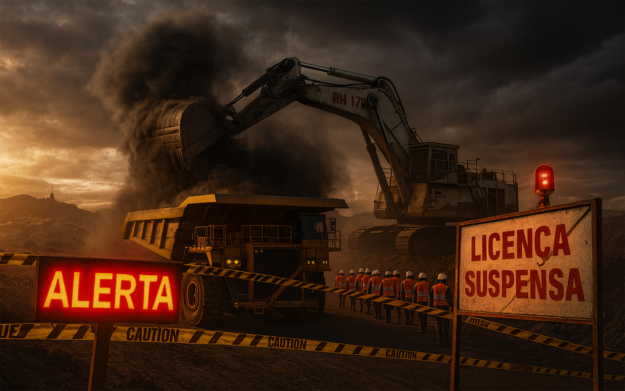 Mineração ameaça parar em cidade de MG colocando 8 mil empregos em risco deixando moradores em alerta